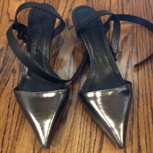 See by Chloe black metallic heels like new! 39